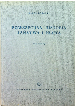 Powszechna historia państwa i prawa Tom 3