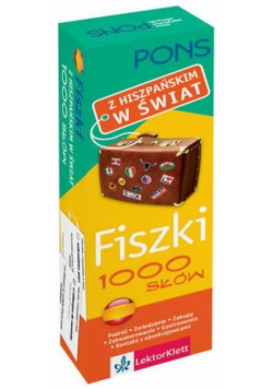 Fiszki 1000 słów Z hiszpańskim w świat PONS