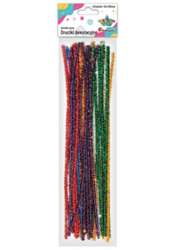 Druciki metalizowane 0,4x30cm 40szt