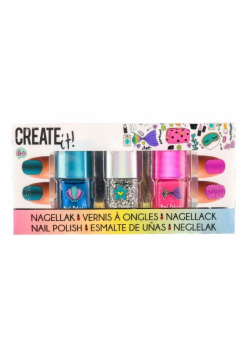 Lakier do paznokci Mermaid 3szt CREATE IT!