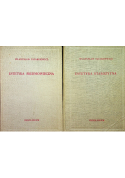 Estetyka średniowiecza Tom 1 i 2