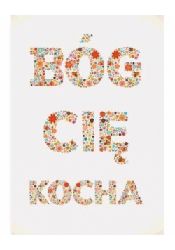 A Kartka składana - Bóg Cię Kocha