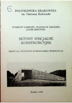 Betony specjalne konstrukcyjne