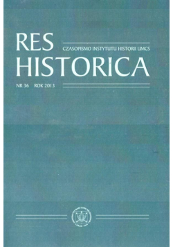 Res Historica T.36