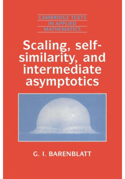 Scaling, Self-Similarity, and Intermediate Asymptotics