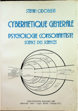 Cybernetique generale psychologie consonantiste science des sciences