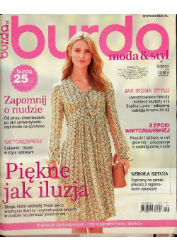 Burda moda i styl nr 9 / 2016