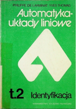 Automatyka układy liniowe Tom 2