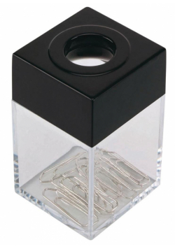 Pojemnik magnetyczny na spinacze transparentny