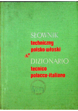 Słownik techniczny polsko włoski