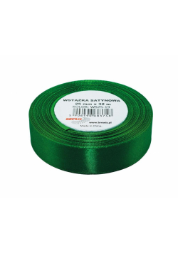 Wstążka satynowa zielona 25mmx32m
