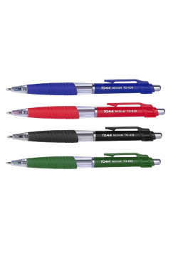 Długopis Medium aut. 1,0mm mix (24szt) TOMA