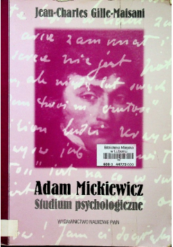 Adam Mickiewicz Studium psychologiczne