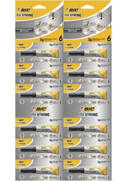 Klej Fix Strong (12szt) BIC