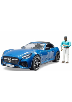 Auto Roadster niebieskie z wyjmowanym dachem