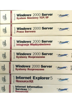 Microsoft Windows 2000 Server Resource Kit 7 tomów