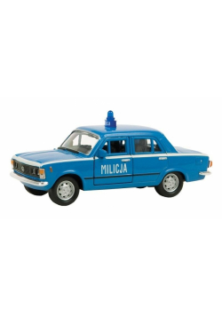 Fiat 125p 1:39 Milicja niebieski WELLY