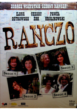 Ranczo sezon 1 do 4 DVD Nowe