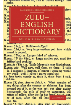Zulu English Dictionary