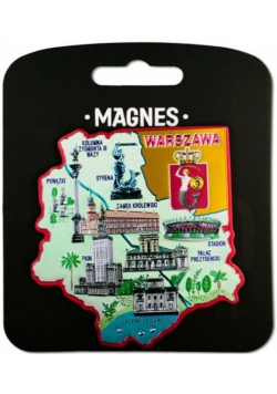 Magnes I love Poland Warszawa ILP-MAG-A-WAR-29