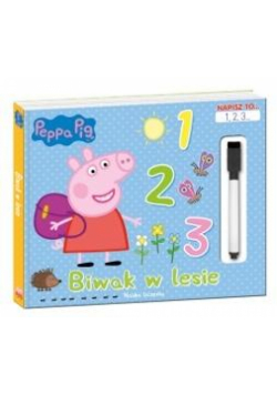Świnka Peppa. Napisz to 1,2,3 Biwak w lesie