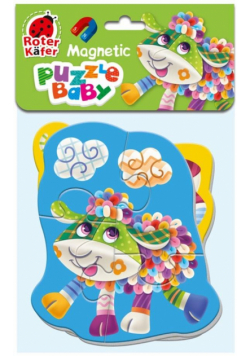 Miękkie magnetyczne puzzle Owca i Świnka