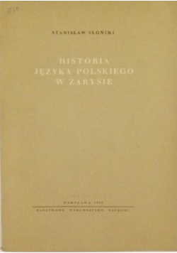 Historia języka polskiego w zarysie