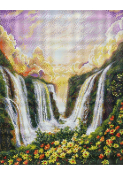 Diamentowa mozaika - Wodospad życzeń 40x50cm