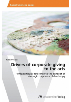 Drivers of corporate giving to the arts