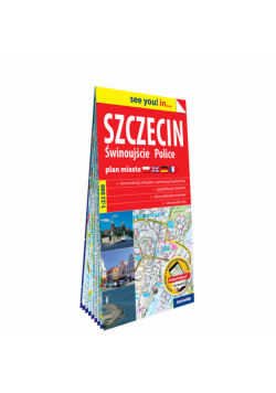 Szczecin Świnoujście Police papierowy plan miasta 1:22 000