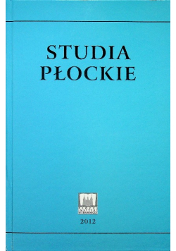 Studia Płockie Tom XL