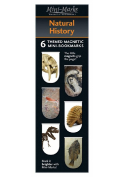 Zakładki magnetyczne Natural History 6 sztuk