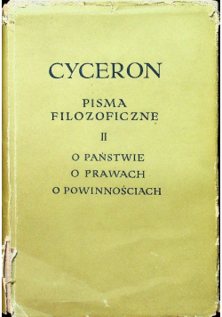 Cyceron pisma filozoficzne II