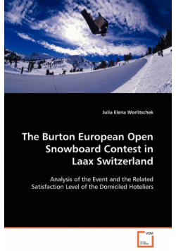 The Burton European Open Snowboard Contest in Laax Switzerland