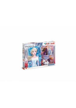 Puzzle 3x48 Super kolor Frozen 2