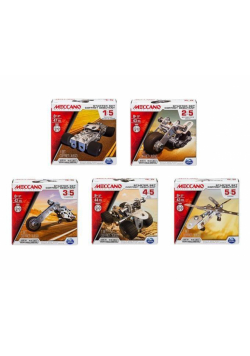 Meccano Core - zestaw startowy, różne rodzaje