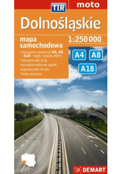 Dolnośląskie TIR mapa dla zawodowców