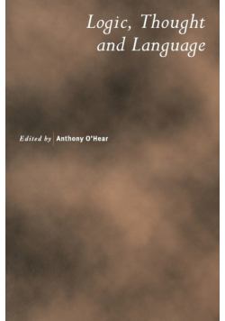 Logic, Thought and Language