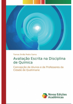 Avaliação Escrita na Disciplina de Química