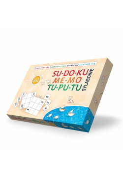 Zestaw 3w1 - Su-do-ku, me-mo, tu-pu-tu sylabowe