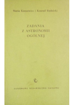 Zadania z astronomii ogólnej