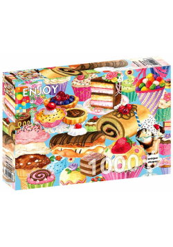 Puzzle 1000 Słodkie przysmaki