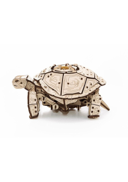 Puzzle Drewniane 3D Chodzący Żółw