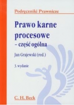 Prawo karne procesowe Część ogólna