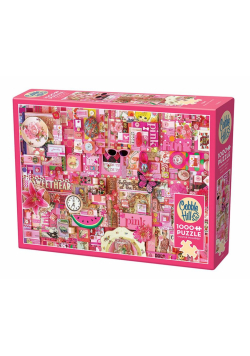Puzzle 1000 Pomaluj mój świat na kolor... różowy
