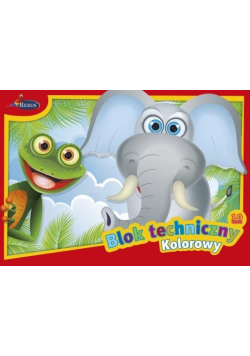 Blok techniczny A4/10K kolorowy