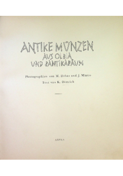 Antike Munzen aus Olbia und Pantikapaum