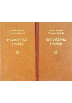 Starożytna Polska Tom II i III reprint z 1843 r.