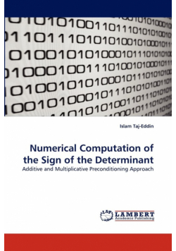 Numerical Computation of the Sign of the Determinant