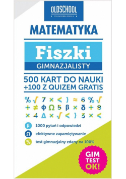 Matematyka. Fiszki gimnazjalisty